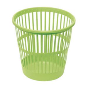 Cestino gettacarte traforato in plastica BD - colori assortiti - Ø 28 cm