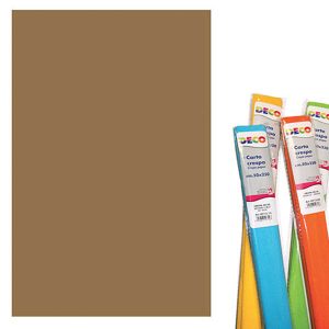 Carta Crespa Deco CWR - 50x250 cm - 40 g/mq - rotolo - marrone