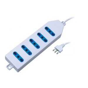 Ciabatta multipresa Techly - spina 16A 2P+T - 5 prese 10/16A bipasso - cavo 1,5 mt