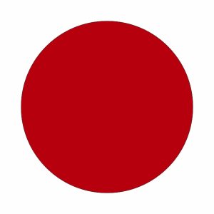 Bollino adesivo per distanziamento banchi e sedie - calpestabile - Ø 10 cm - rosso