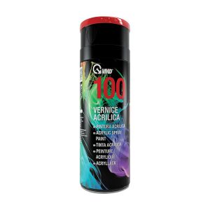 Vernice acrilica spray 100 VMD - rosso - 400 ml
