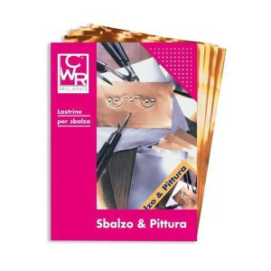 Lastrine per sbalzo Deco CWR - alluminio/rame - 20x30 cm - Conf. 12 pz.