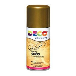 Vernice spray metallizzata Deco CWR - 150 ml - oro