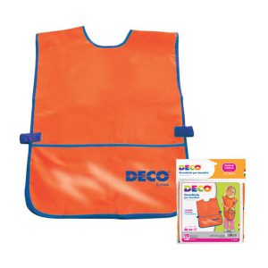 Grembiule smanicato per bambini Deco CWR - tasca trasparente - taglia unica - 52x43 cm