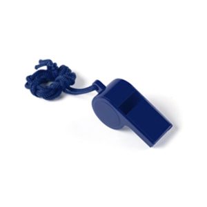 Fischietto in plastica con cordoncino Yopet