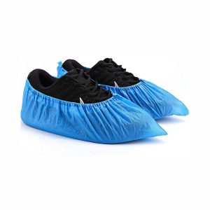 Sovrascarpa monouso antiscivolo ambidestra in plastica Med's - azzurra - Conf. 50 paia