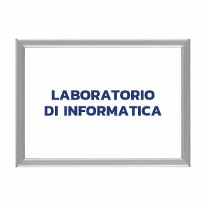 Targa fuori porta Opti Frame - cornice Klik Klak silver - A5 - 16,9x23,1 cm