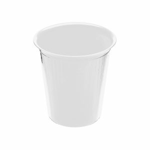 Cestino gettacarte chiuso in plastica UP - 13 lt - Ø 30 x 31,5h cm - bianco