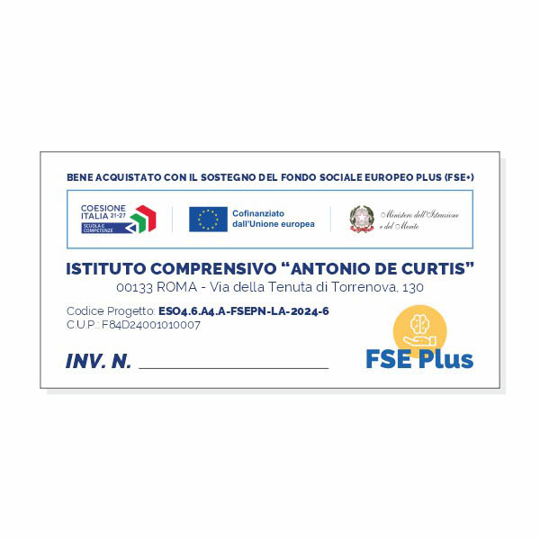 Etichetta inventario in poliestere - PN 2021-2027 - 70x36 mm - conf. 500 pz