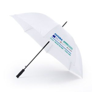 Ombrello 30" in poliestere personalizzato PNRR - stampa 4 colori - Ø 130x100 cm