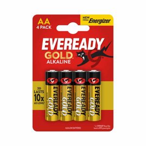 Pile alcaline Eveready Gold Energizer - stilo - AA - 1,5 V - Conf. 4 pz.